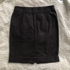 J. Crew Black Pencil Skirt 8